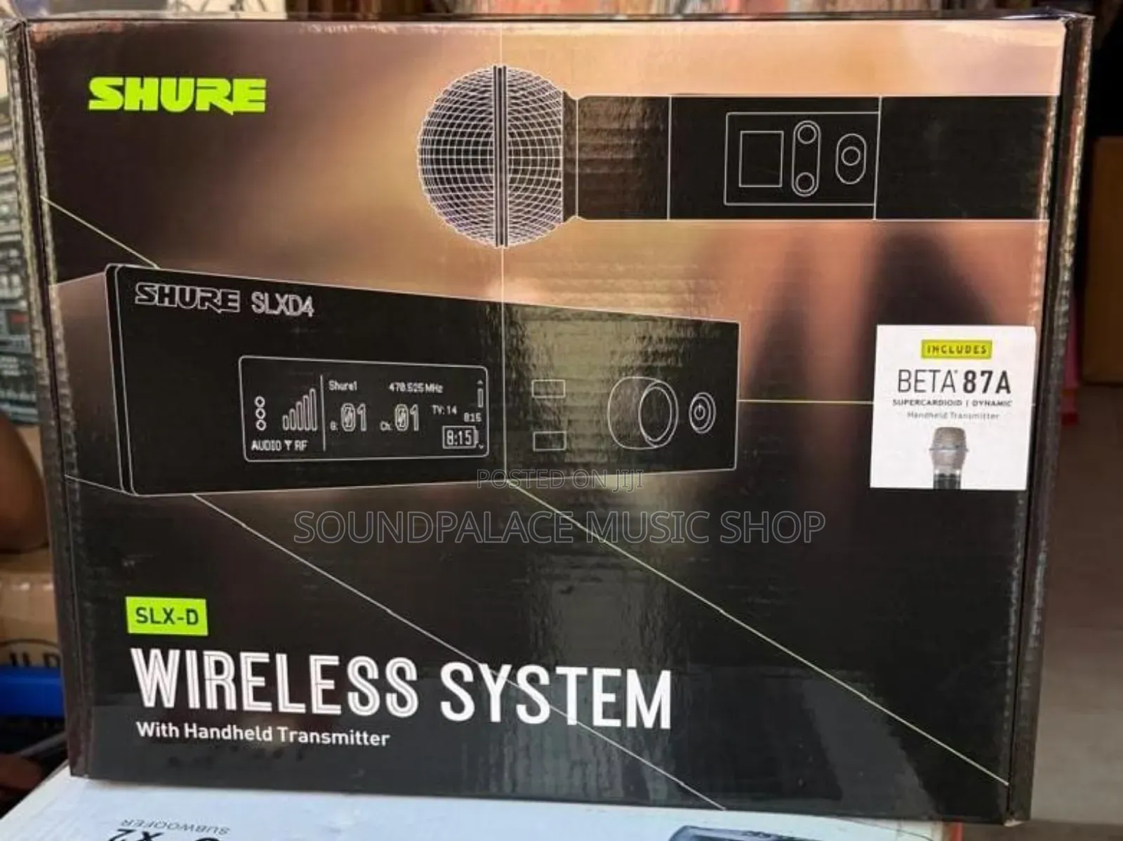 Shure SLXD2 Single Wireless Microphone With Beta 58A Mic Capsule