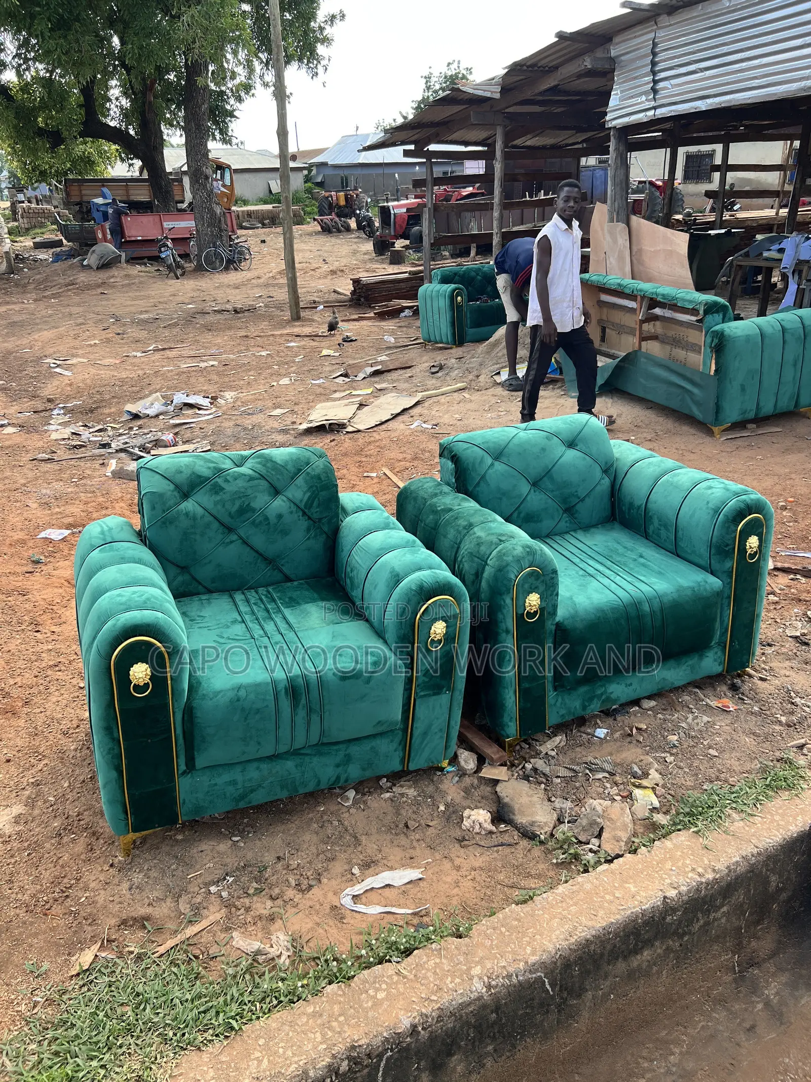 Set Sofa Chairs