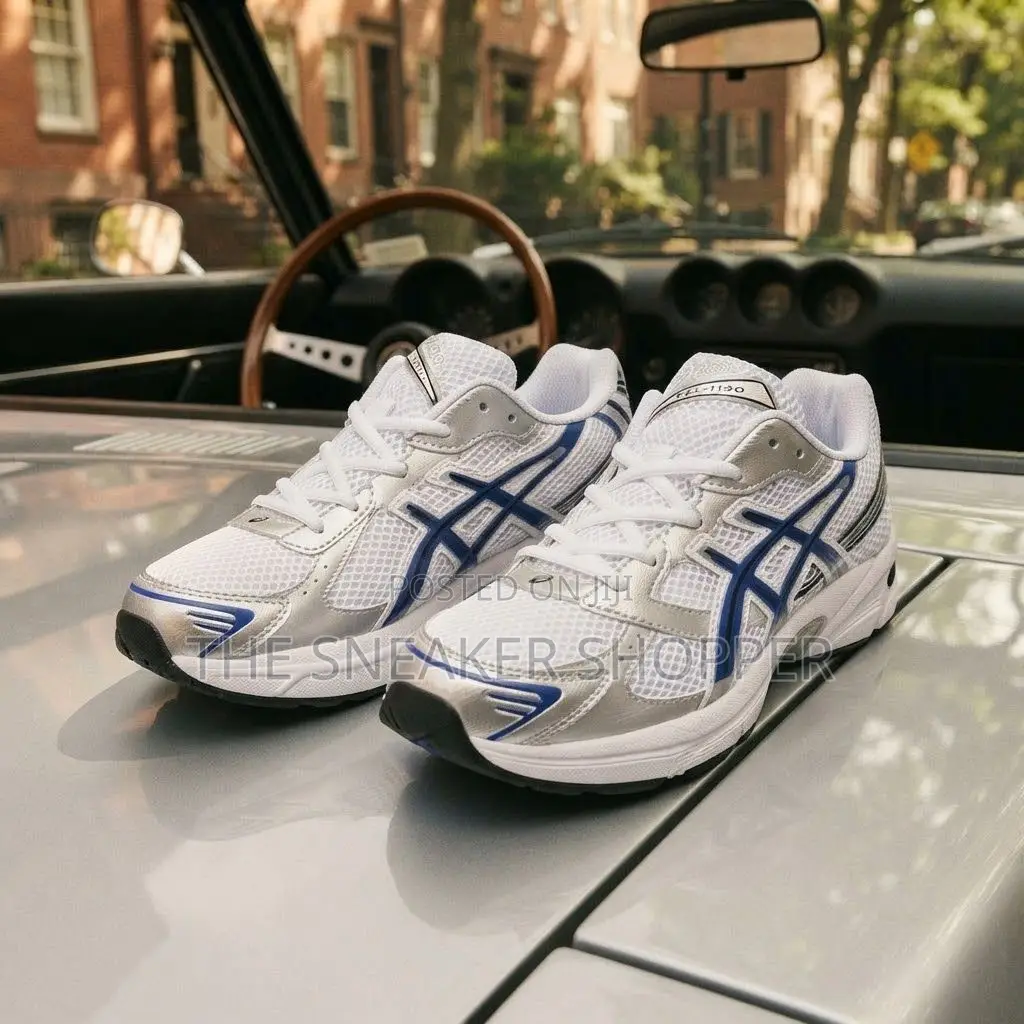 ASICS Gel-1130, White / Tuna Blue