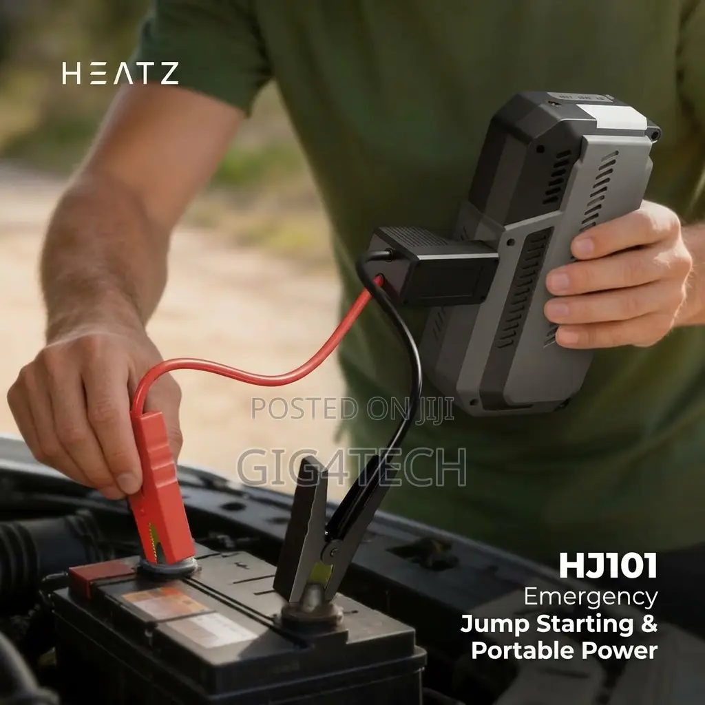 Heatz Hj101 Car Jump Starter and Air Inflator