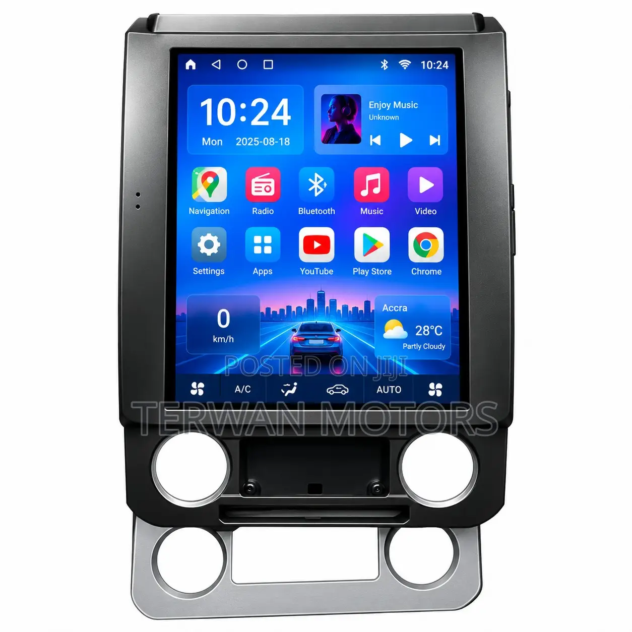 Tesla-Style Android Screen for Ford F150 2015 to 2020