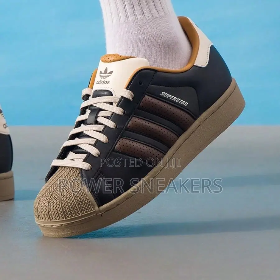 Adidas Original Super Star Ii Black/Brown