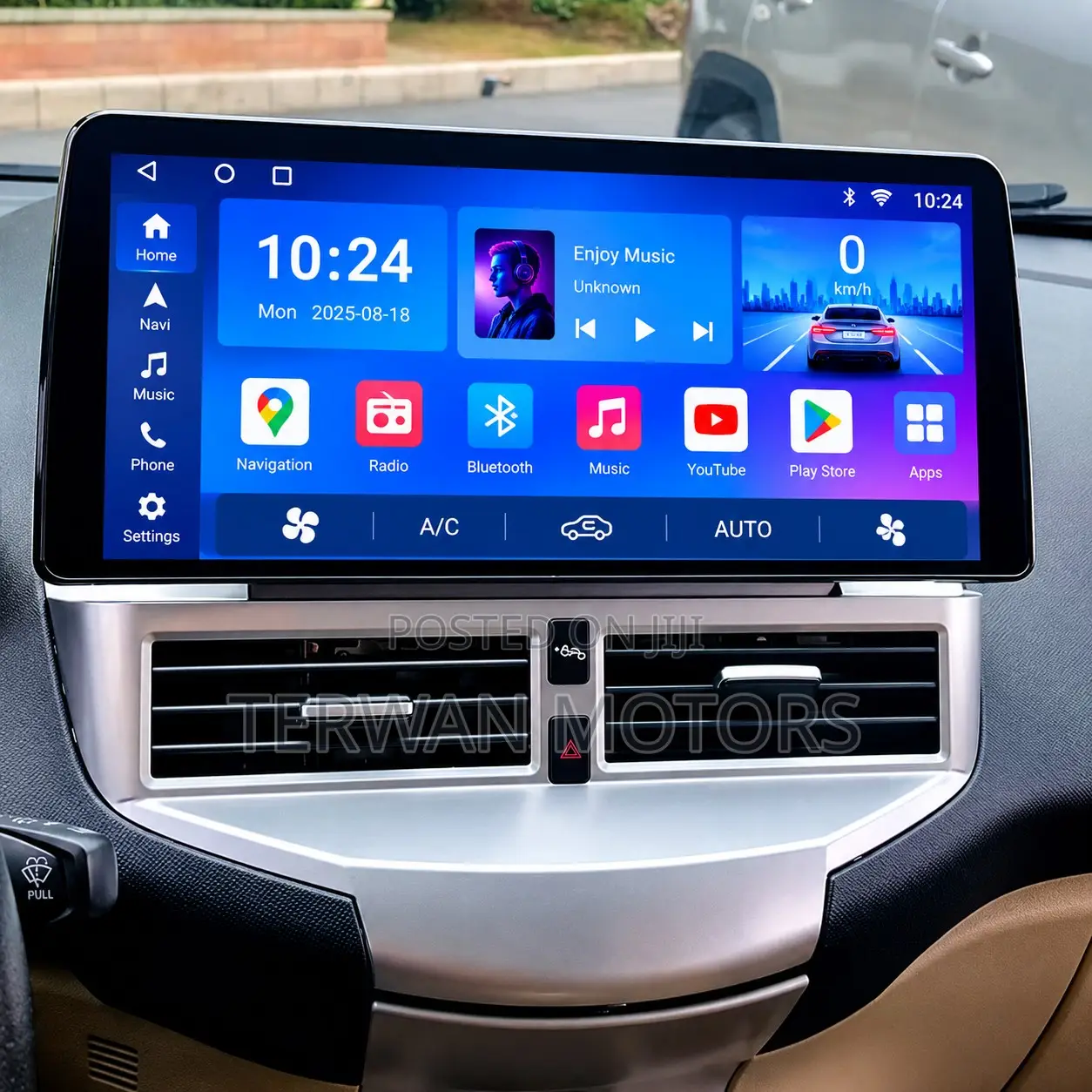 Tesla-Style Android Screen for Ford Fiesta 2008 to 2019