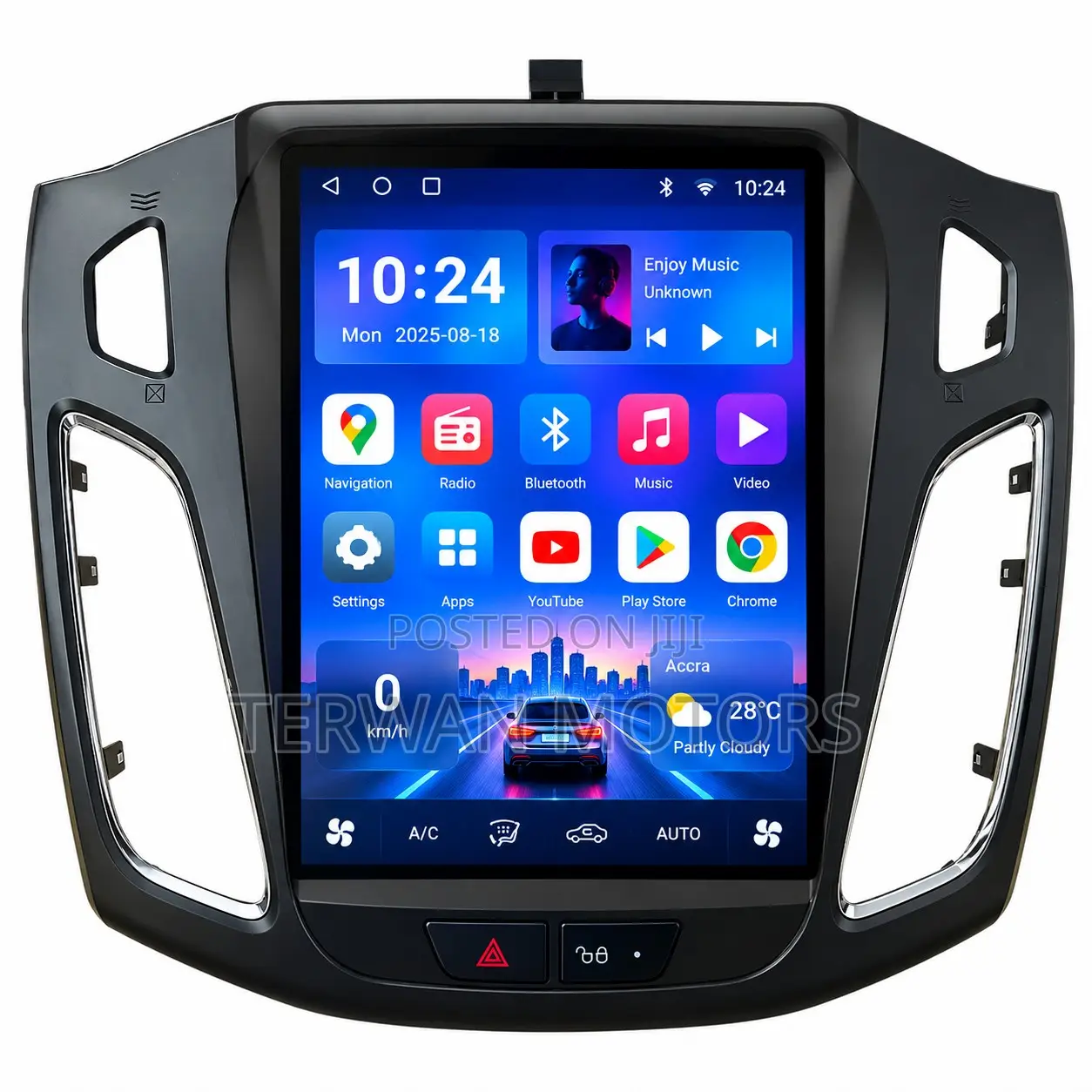 Tesla-Style Android Screen for Ford Focus 2012 to 2018
