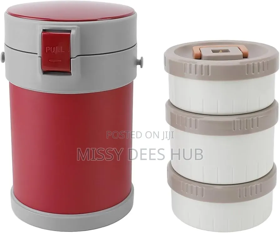 Fulaijia 3 Bowls Insulated Flask ( 2.3L)