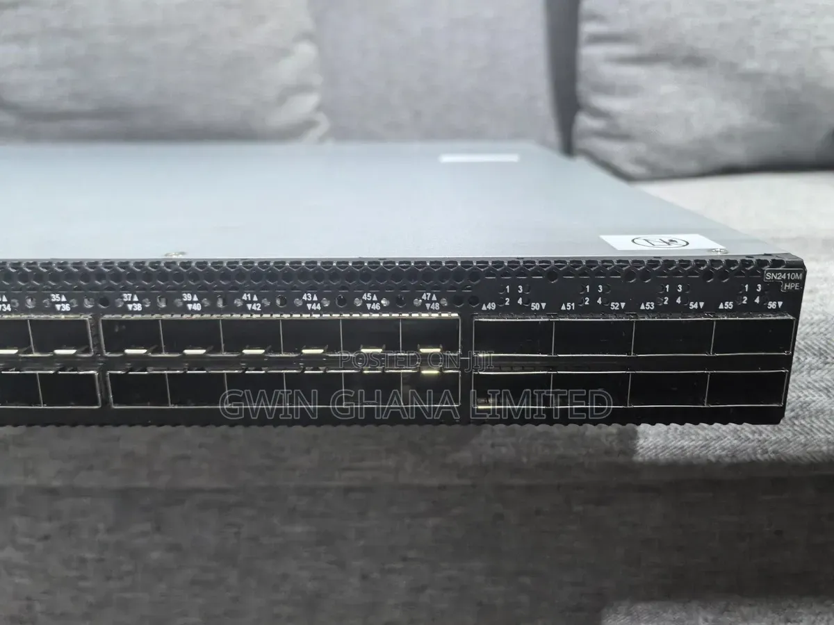 HPE Mellanox SN2410M Switch, 48x25GbE SFP28/8x100GbE QSFP28/Rackmount