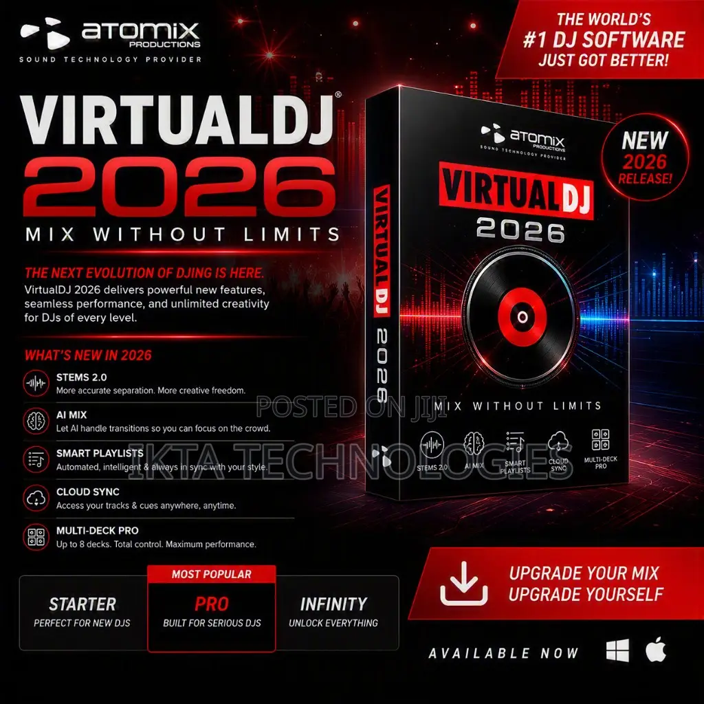 Atomix VirtualDJ 2026 Pro Infinity V8 | Full Version for Your DJ Work