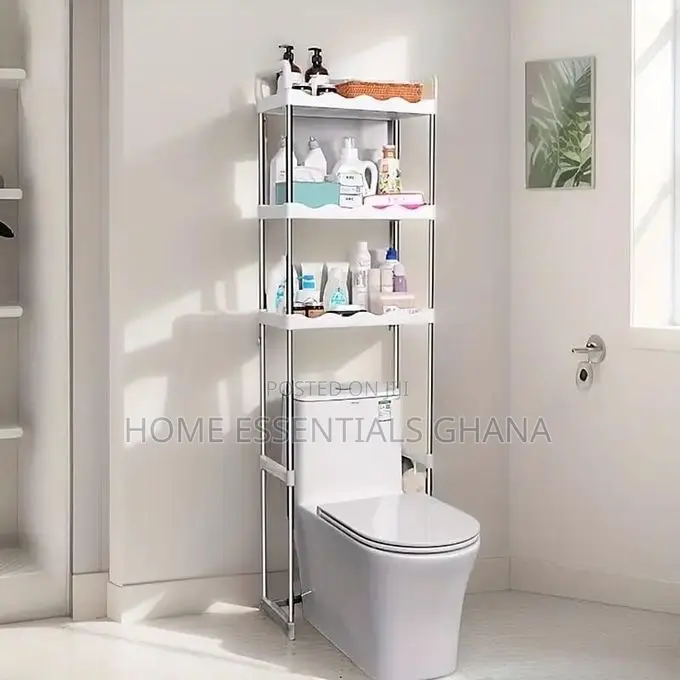Over-the-Toilet Stainless Steel Rack