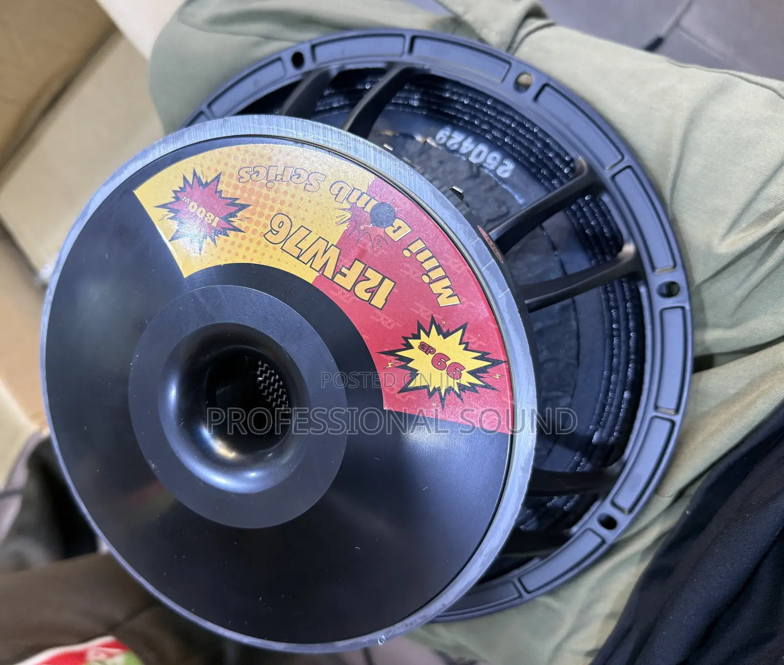 Jac 12-Inch 1800W Line Array Bomb Series Naked Speakers