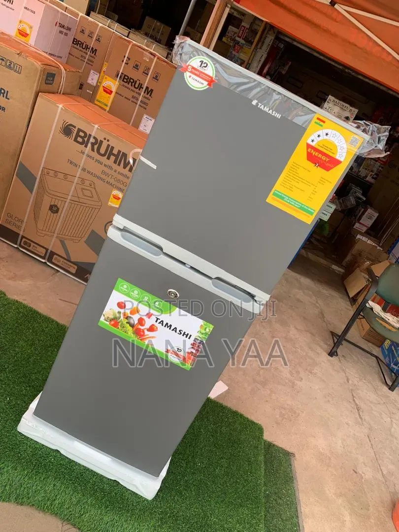 Tamashi Quality Double Door Fridge 127 Litres