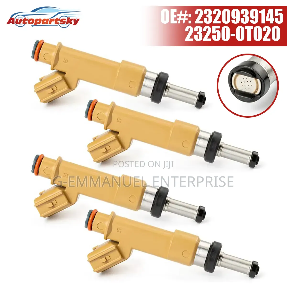 Pontiac Vibe 2009 Fuel Injectors 4Set. Original