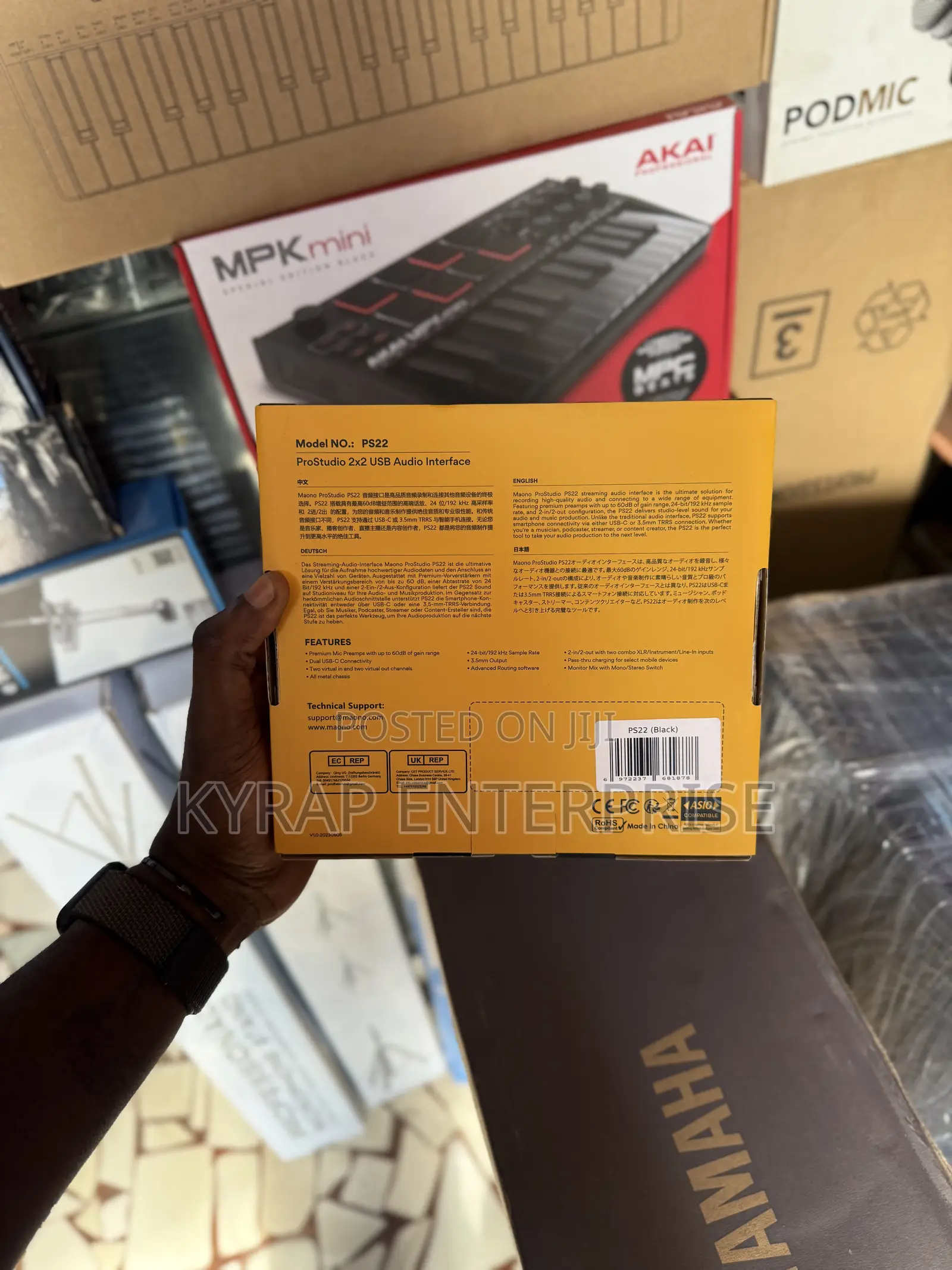 Maono Ps22 Pro Studio 2x2 Soundcard