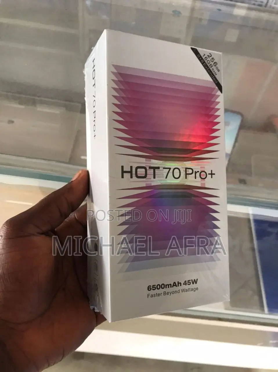 New Infinix Hot 70 Pro 5G+ 256 GB Black