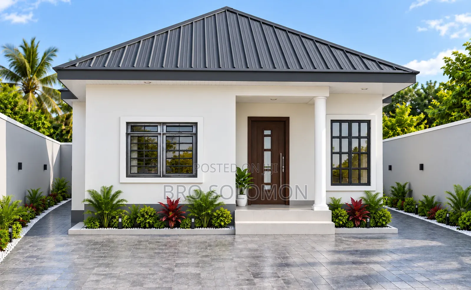 Modern 2-Bedroom House Plan for Sale