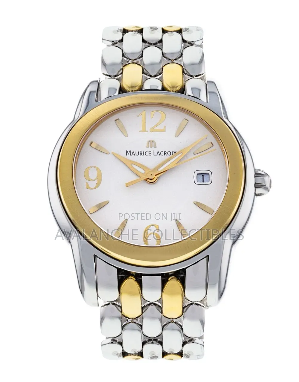 Maurice Lacroix Two-Tone Vintage Ladies Watch 34mm Case Size.