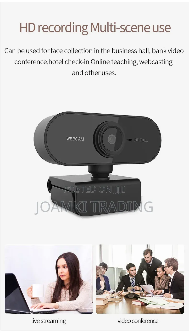 USB Webcam With Inbuilt Microphone