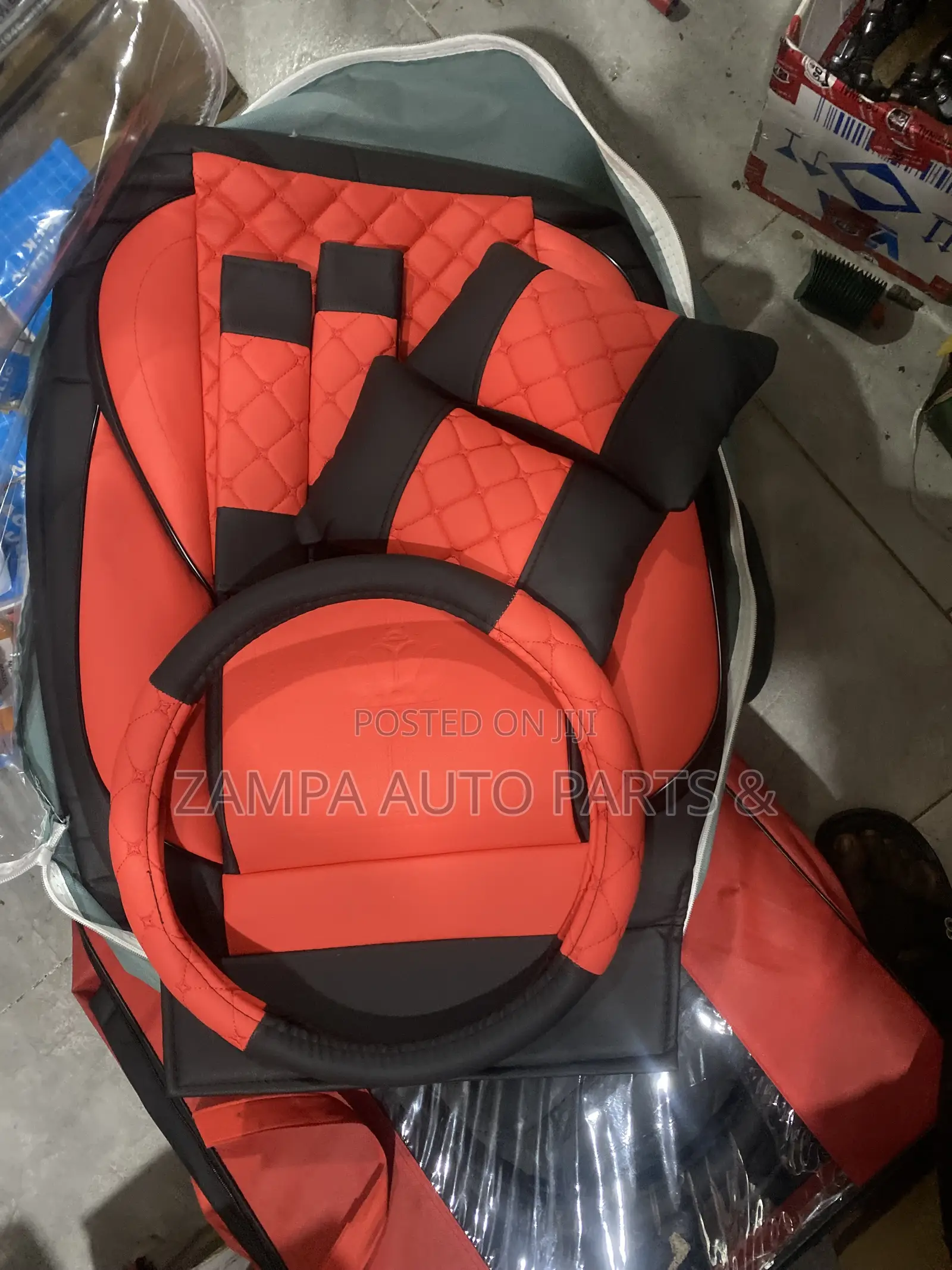 Leather Car Interior Accessory Set ( Seat Covers)