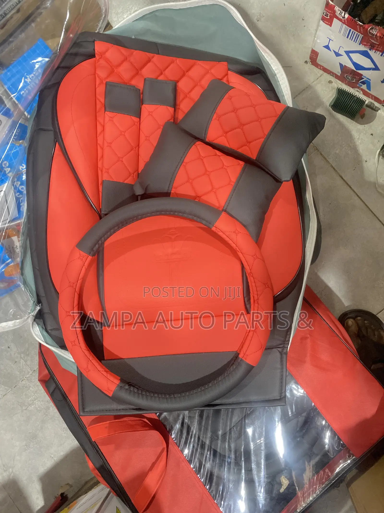 Leather Car Interior Accessory Set ( Seat Covers)