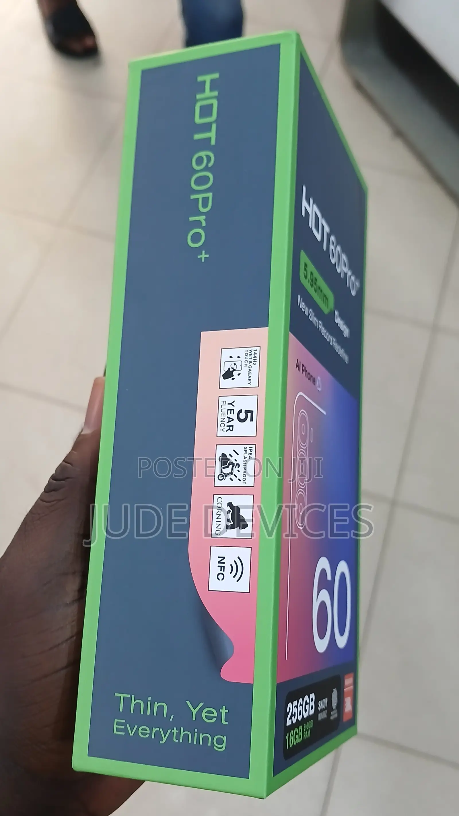 New Infinix Hot 60 Pro+ 256 GB Graphite