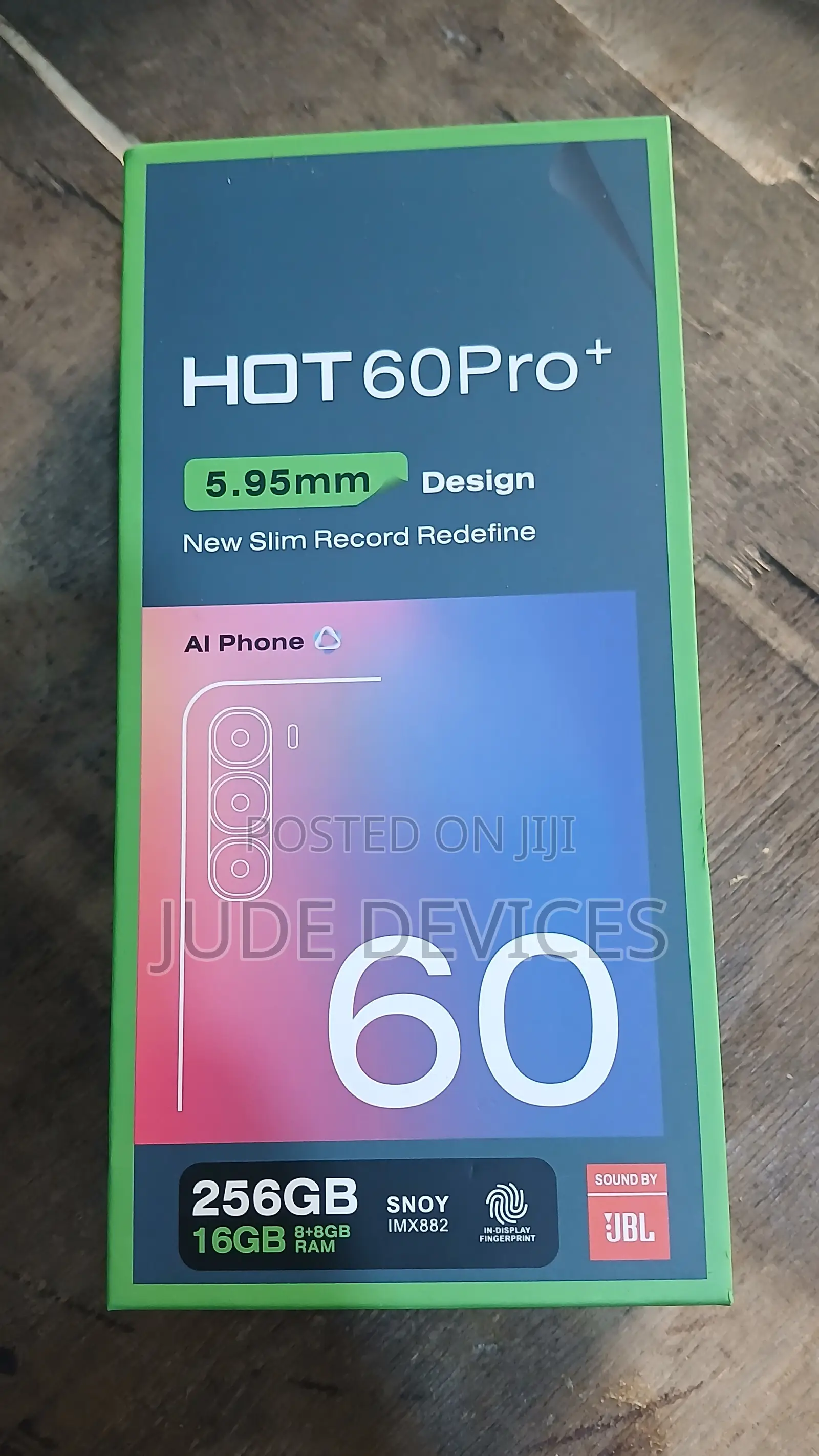 New Infinix Hot 60 Pro+ 256 GB Green
