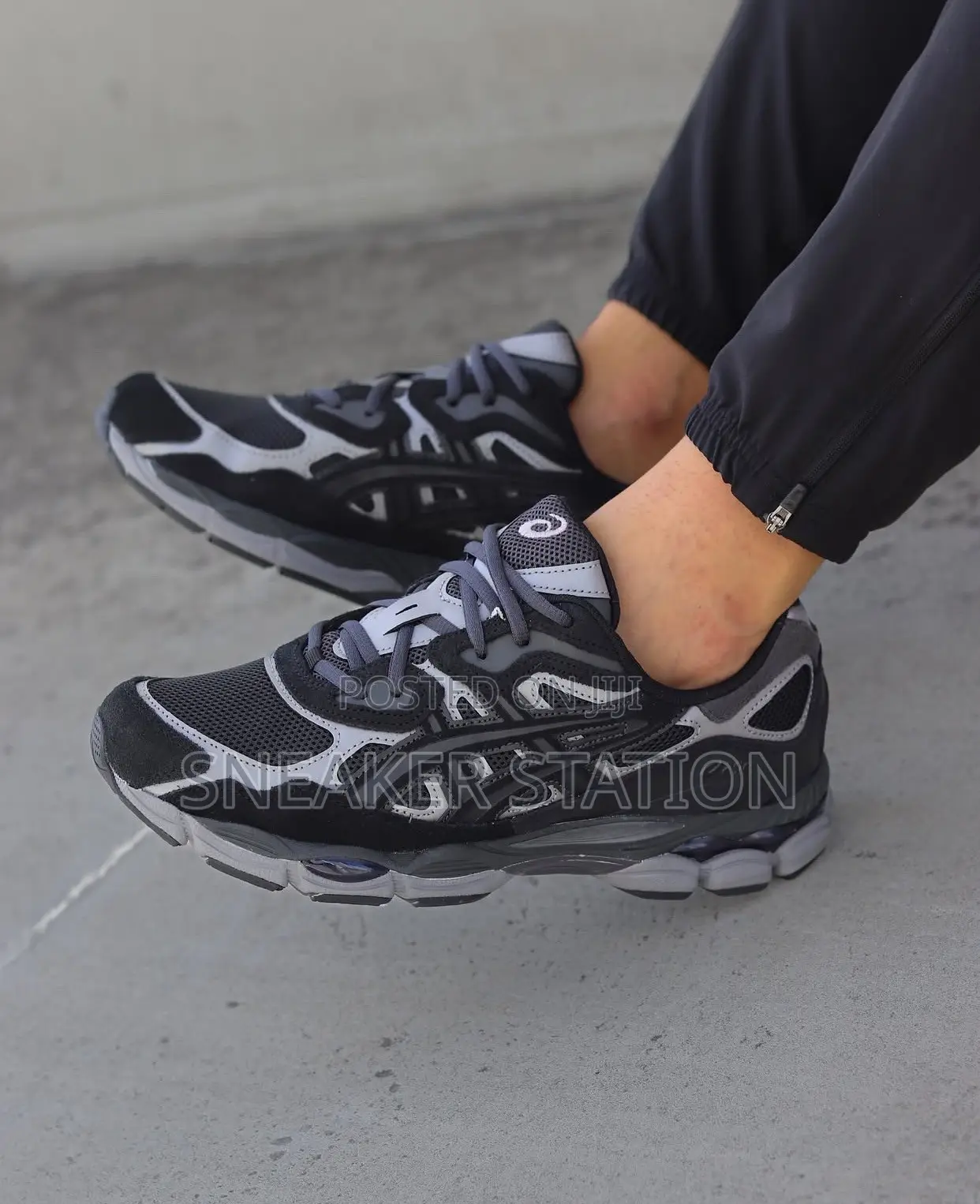Ascis Gel NYC Graphite Grey Black