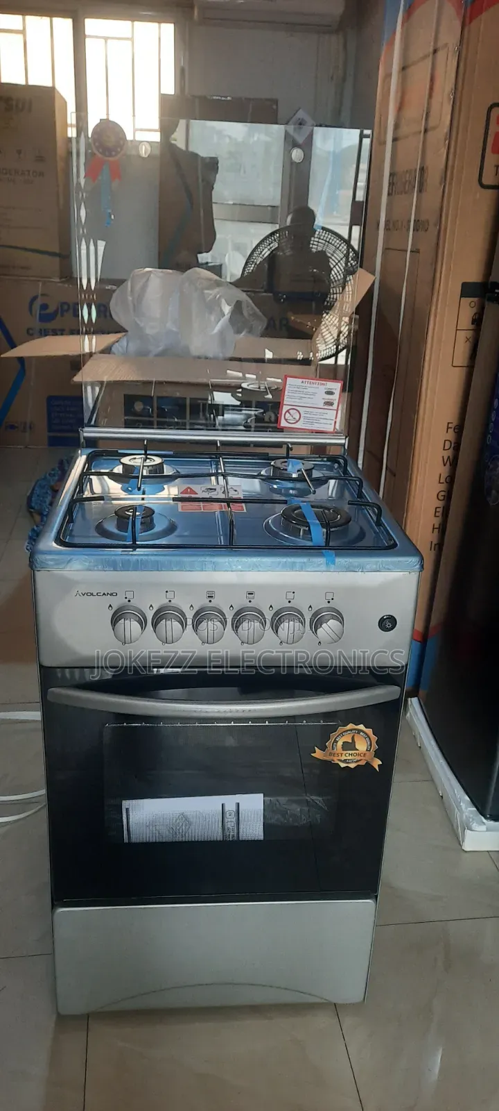Volcano 4 Burner Gas Cooker