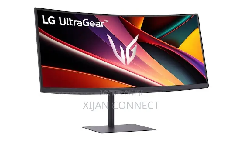 LG 34” UltraGear Curved Gaming Monitor, 240Hz, With Built-in Speaker.