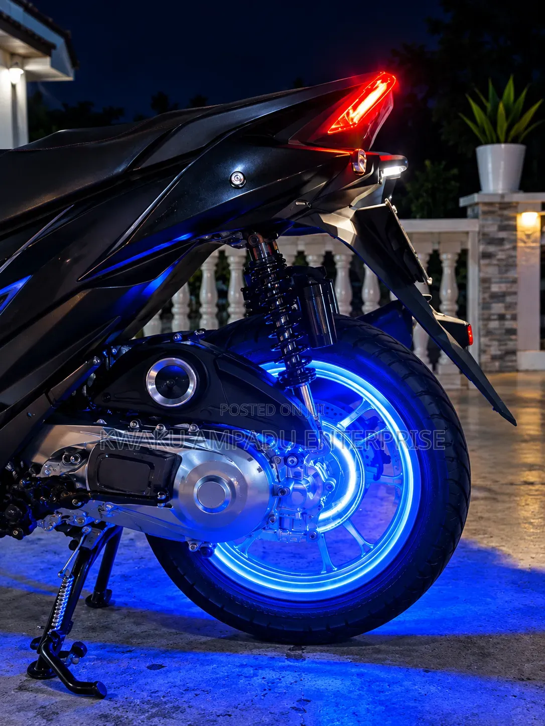 Flash LED Tyre Valve Cover - Full Set