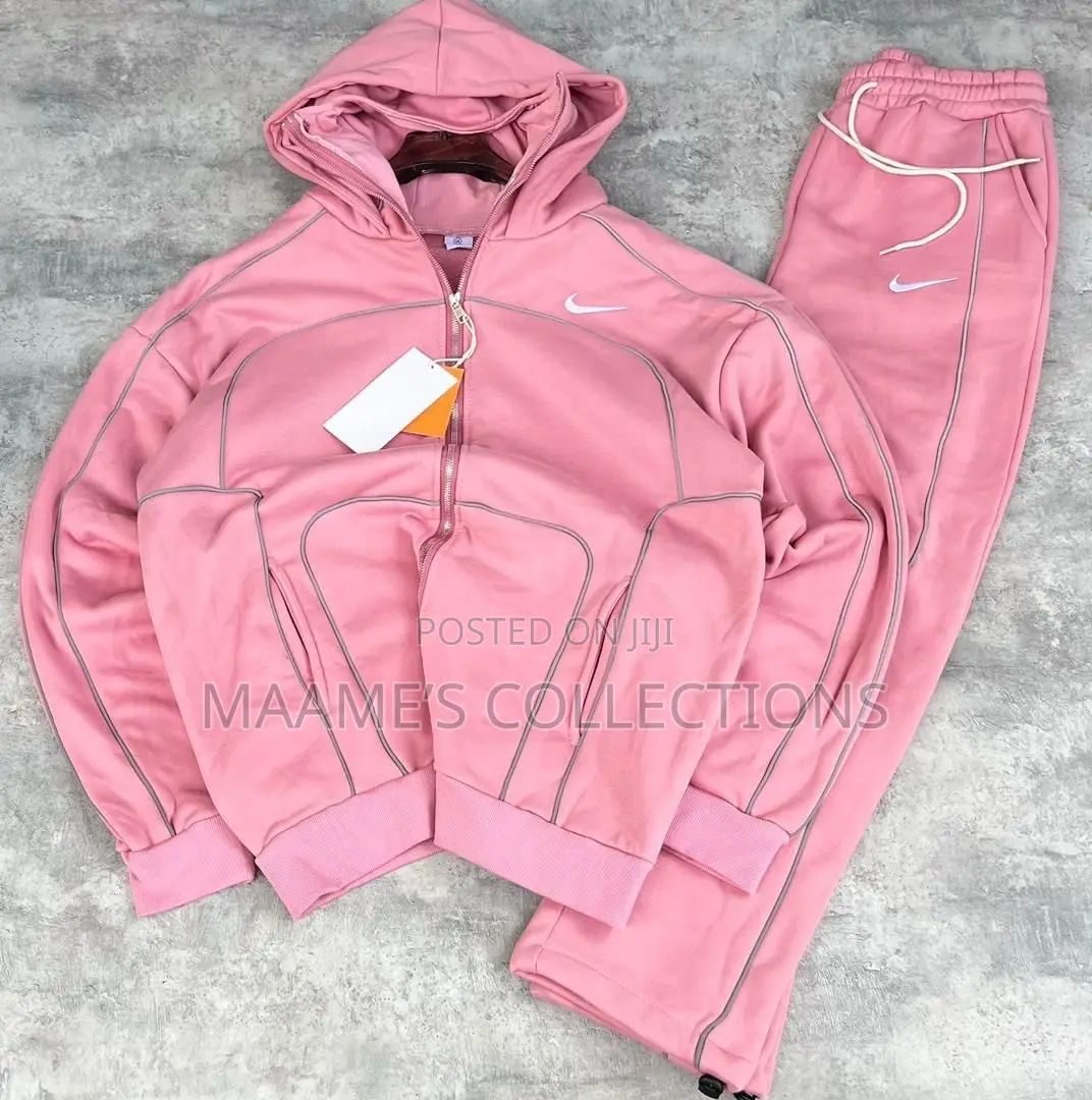 Nike X Corteiz Reflective Hoodies Tracksuit Top and Down Set. Unisex