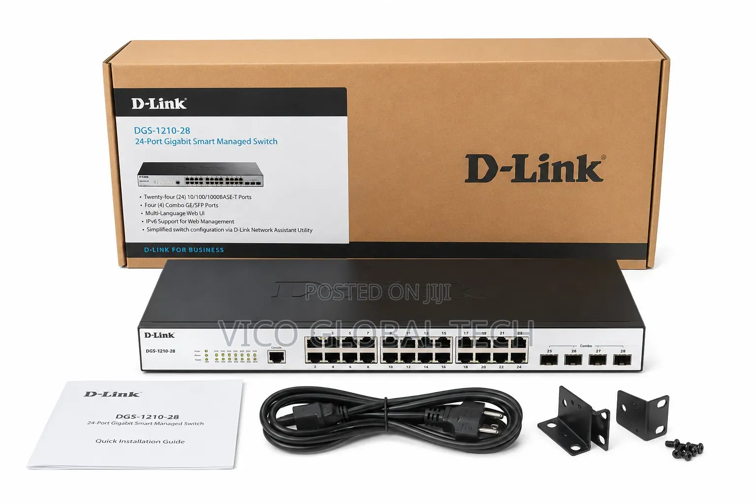 D-Link DGS-1210-28 – 24-Port Gigabit Smart Managed Switch