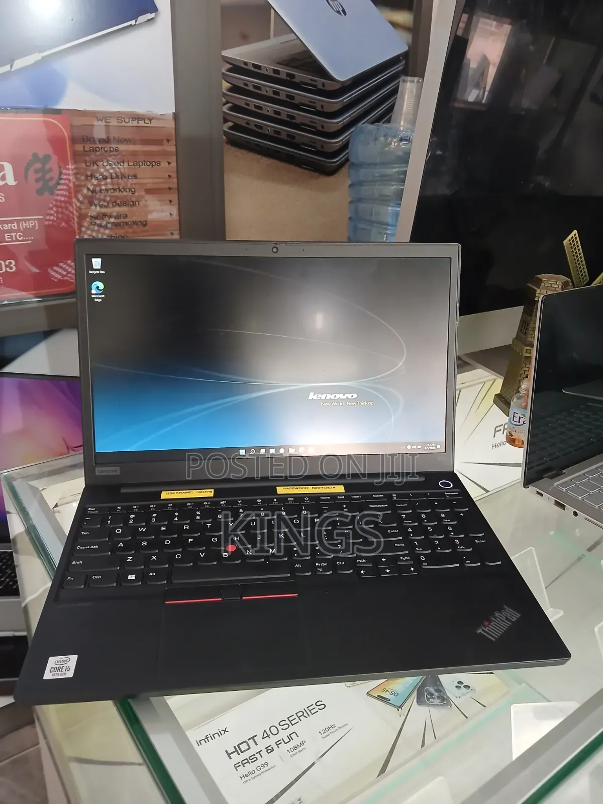 Laptop Lenovo ThinkPad E15 16GB Intel Core i7 SSD 256GB