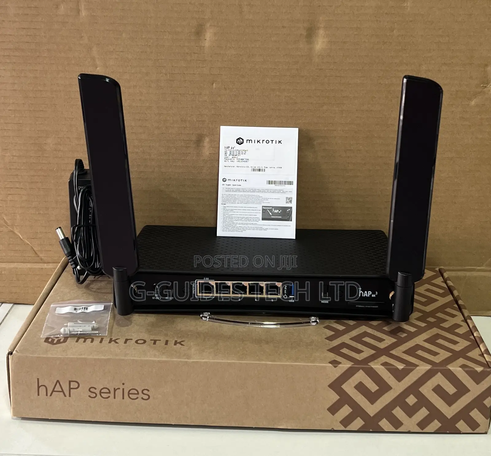 Mikrotik hAP Ax3 Router AX1800 Wi-Fi 6