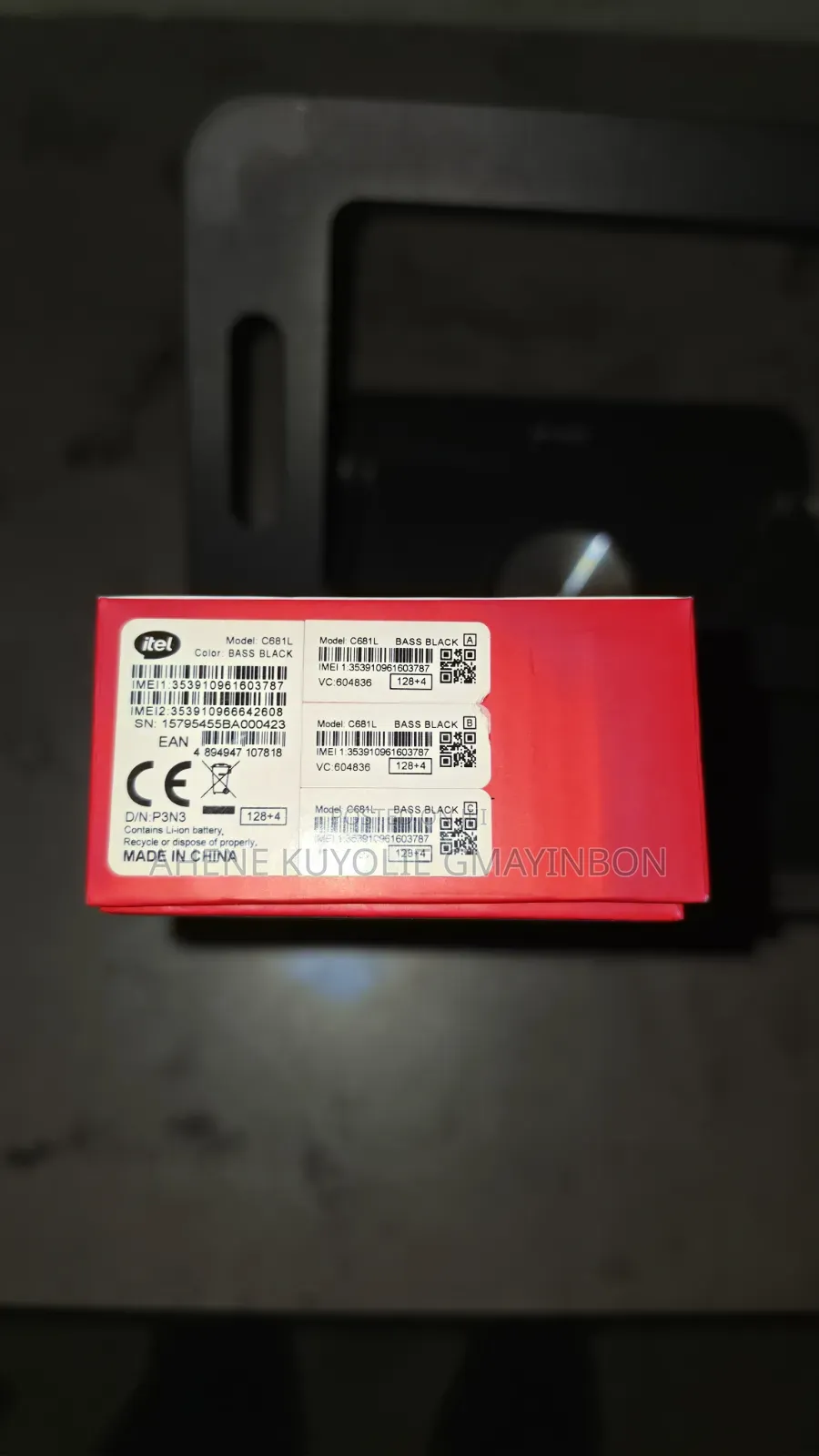 New Itel City 200 128 GB Black