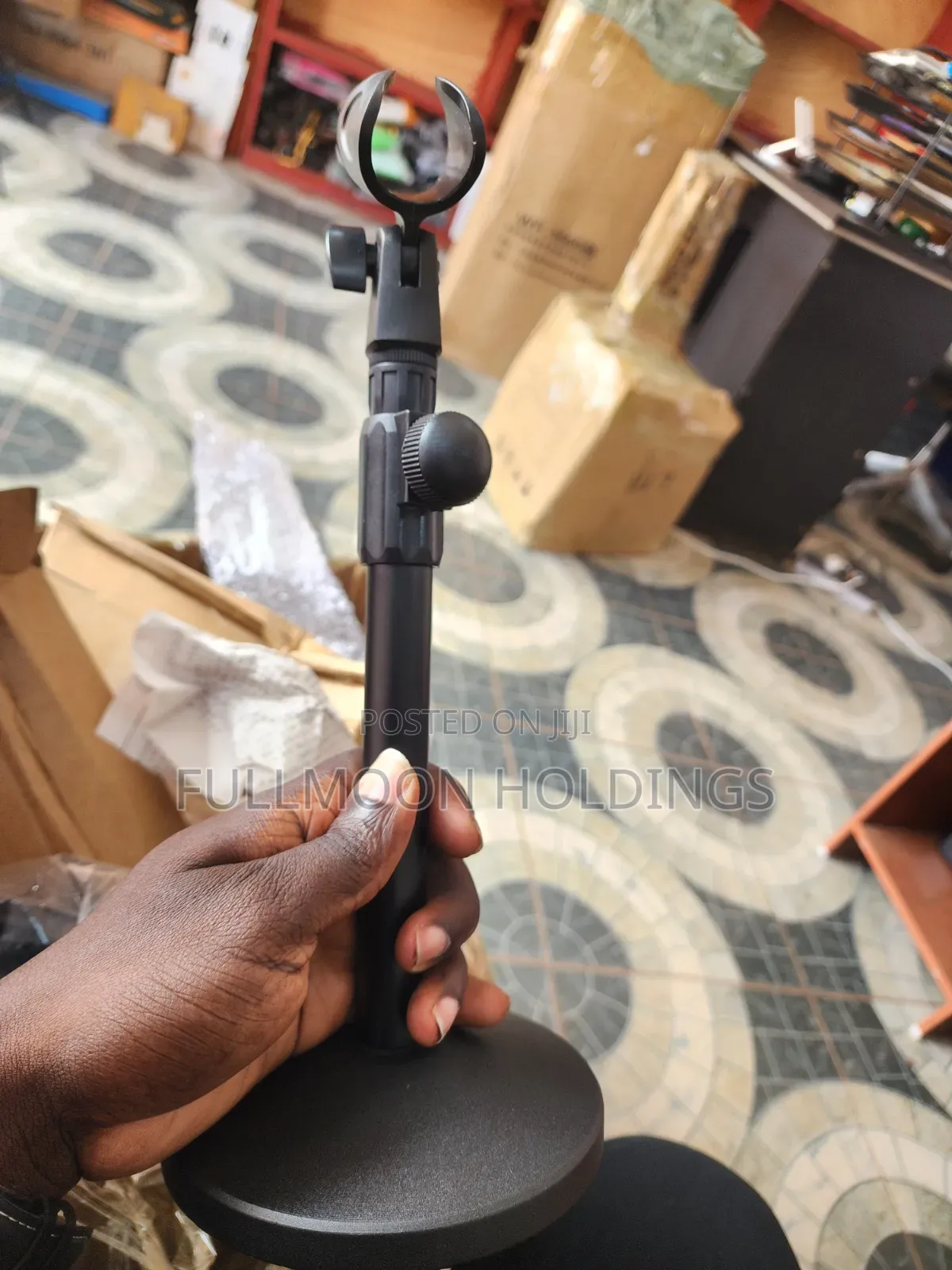 Metal Heavy Desktop Microphone Stand