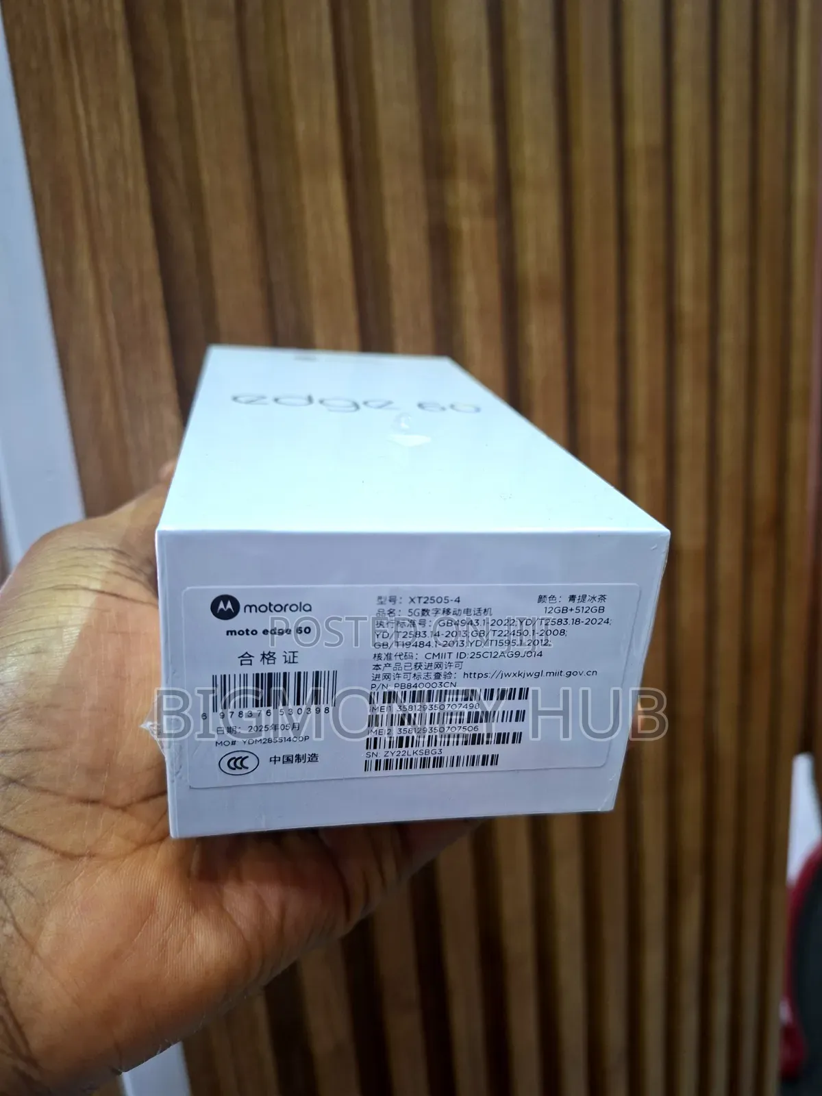 New Motorola Edge 60 Fusion 256 GB Black