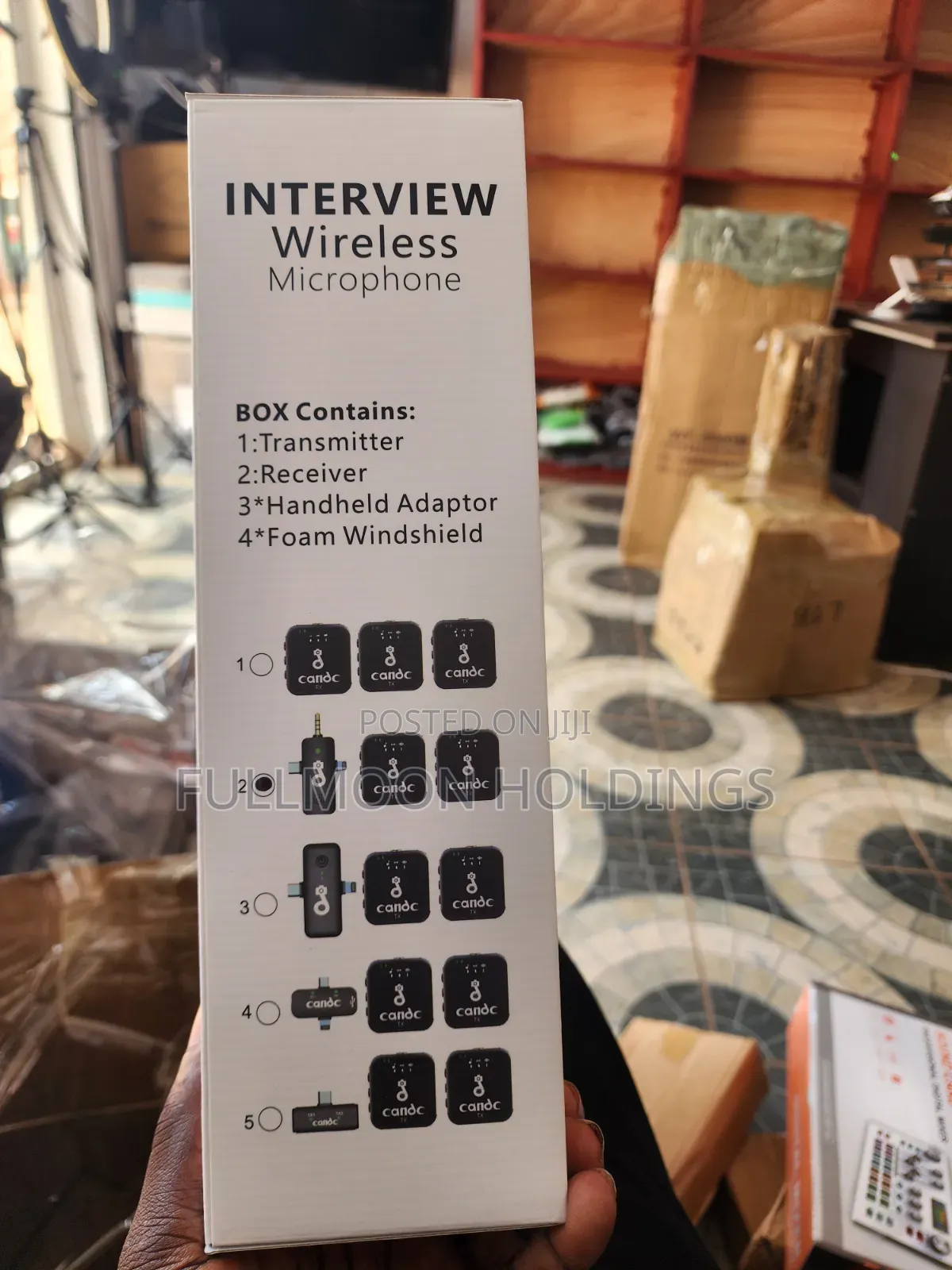 Candc Professional Dual Microphone for Interview and Podcast Phone Cam