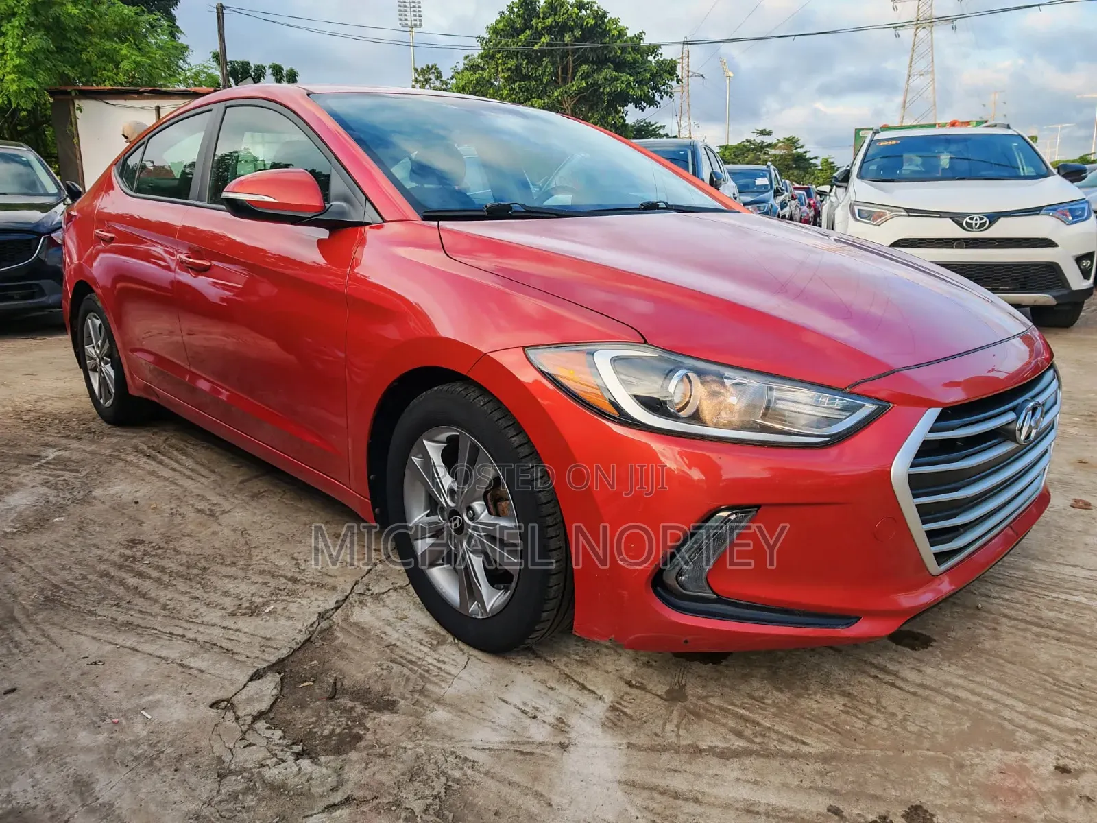 Hyundai Elantra Limited Sedan FWD (2.0L 4cyl 6A) 2017 Red