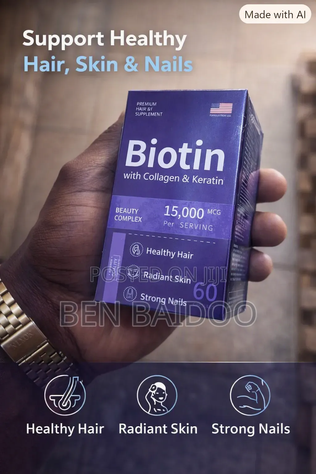Biotin Supplement (Fuel Your Hair Growth)
