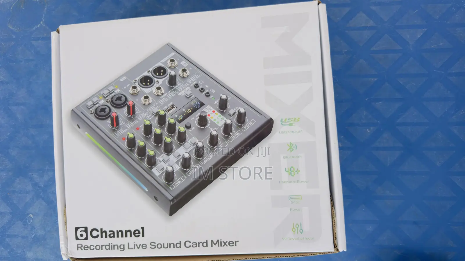 6 Chanel Sound Mixer for Live Streaming