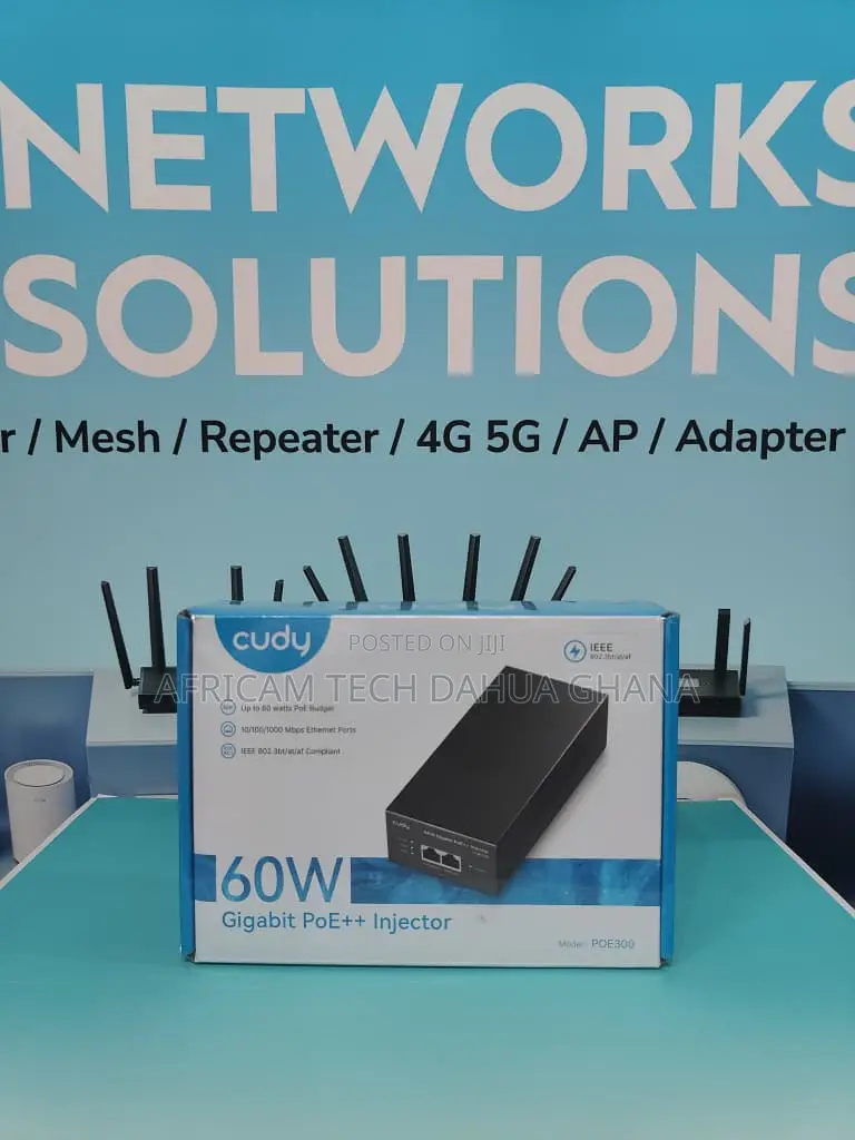 CUDY 60W Gigabit PoE++ Injector