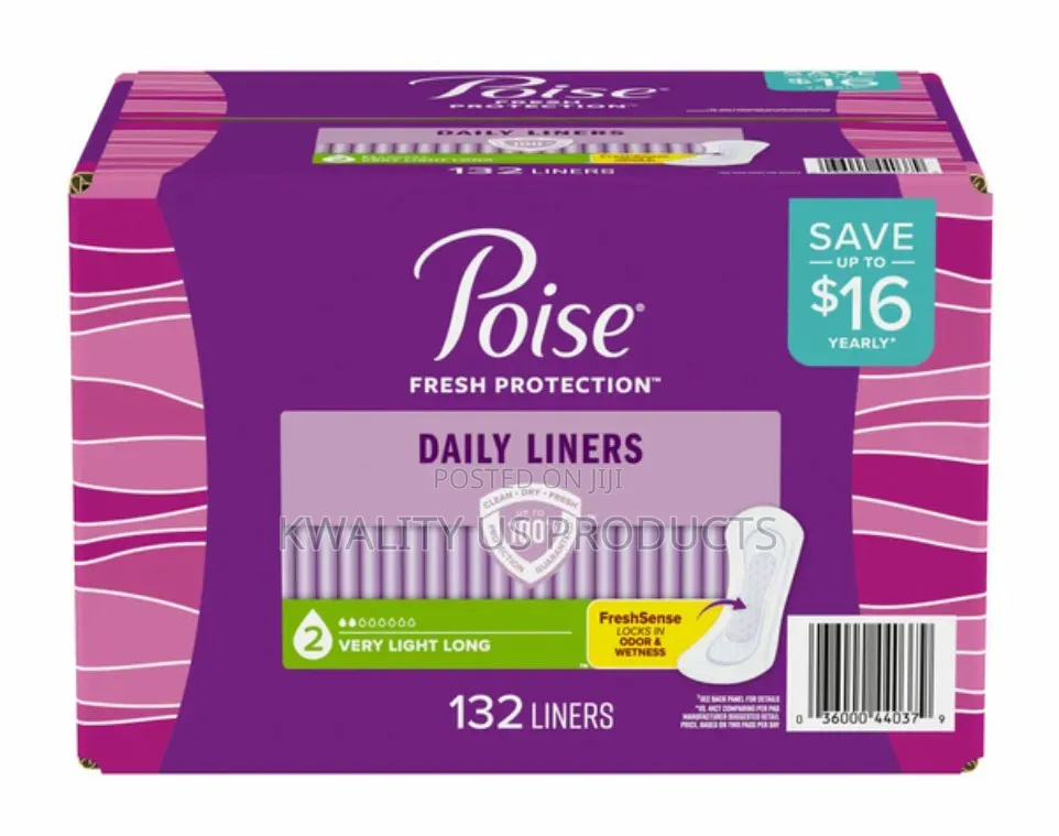 Poise Fresh Protection Panty Liners - 132 Pack
