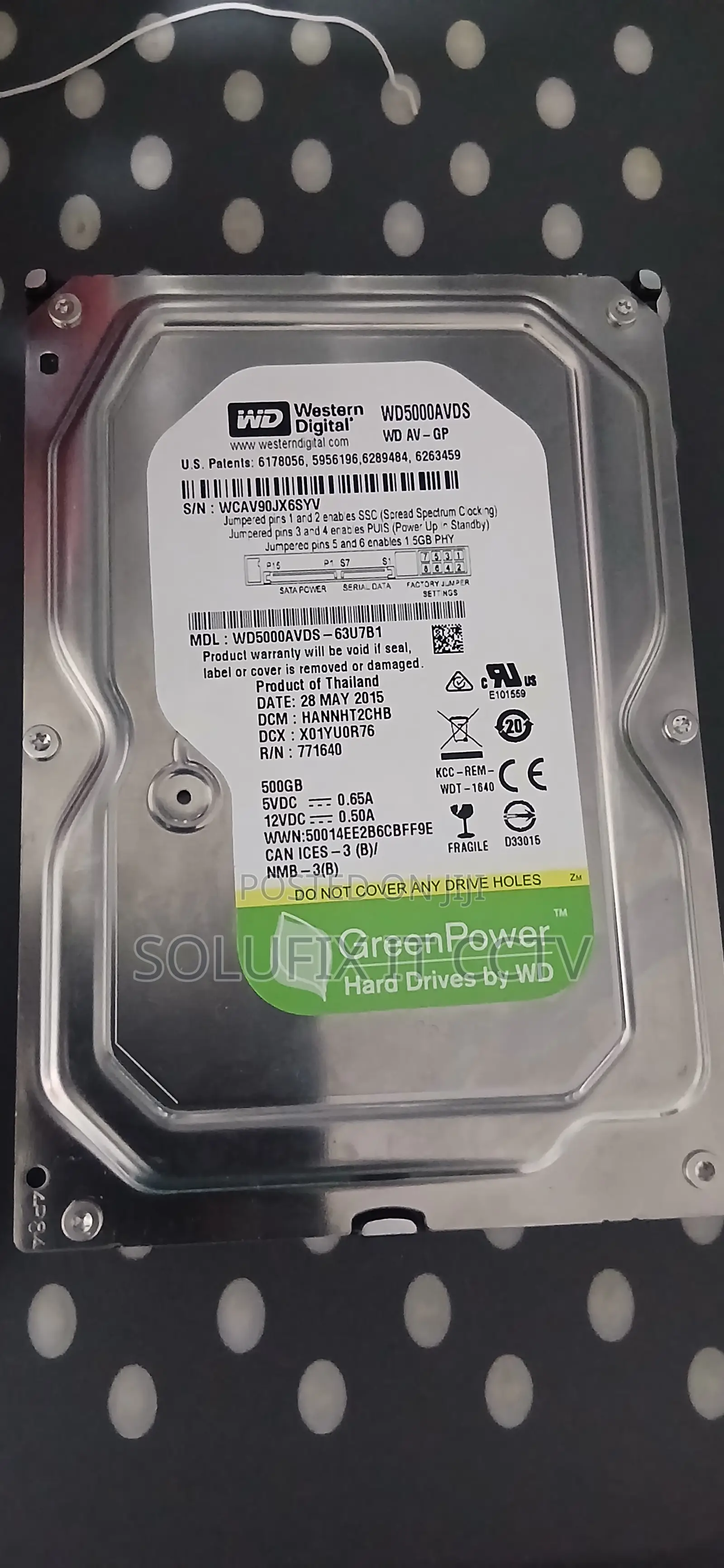 500GB Hard Drive for Sale