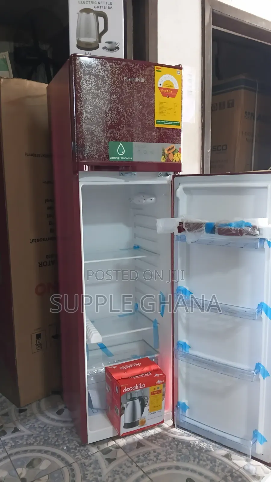 Great Deal Flamino Refrigerator and Free Kettle