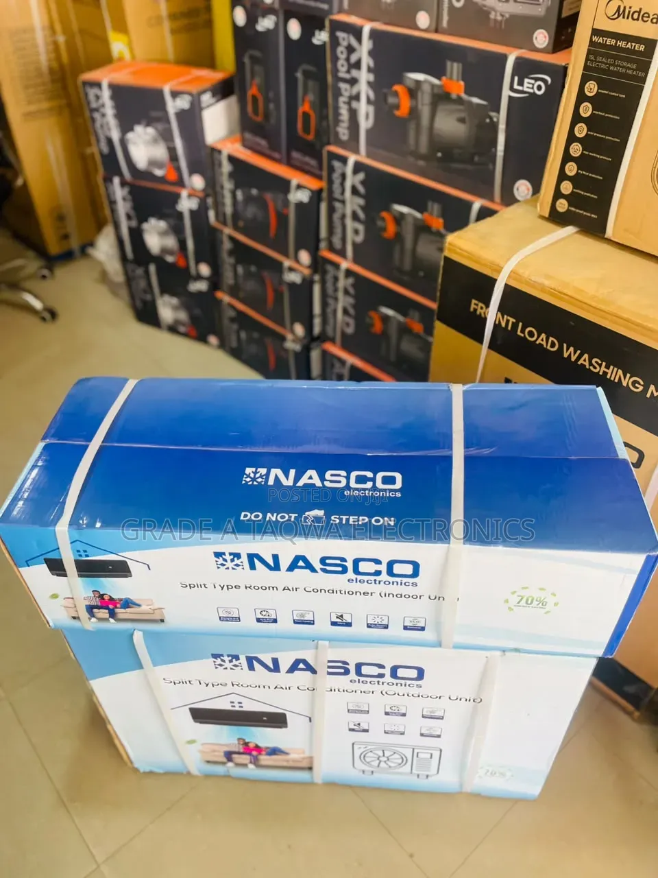 Engineered for Efficient Cooling,1.5hp Non-Inverte Nasco Air Condition