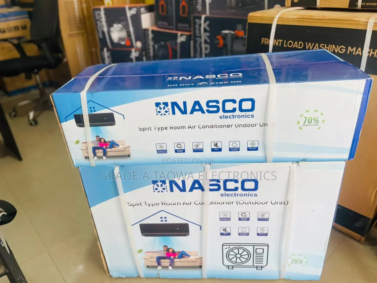 Built With Sleek Mirror-Panel,Nasco 1.5hp Air Condition