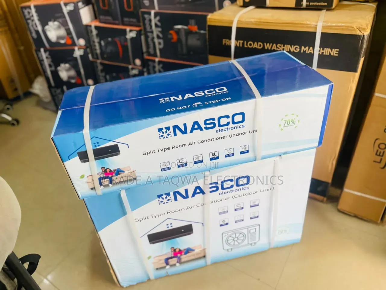 Built With Sleek Mirror-Panel,Nasco 1.5hp Air Condition