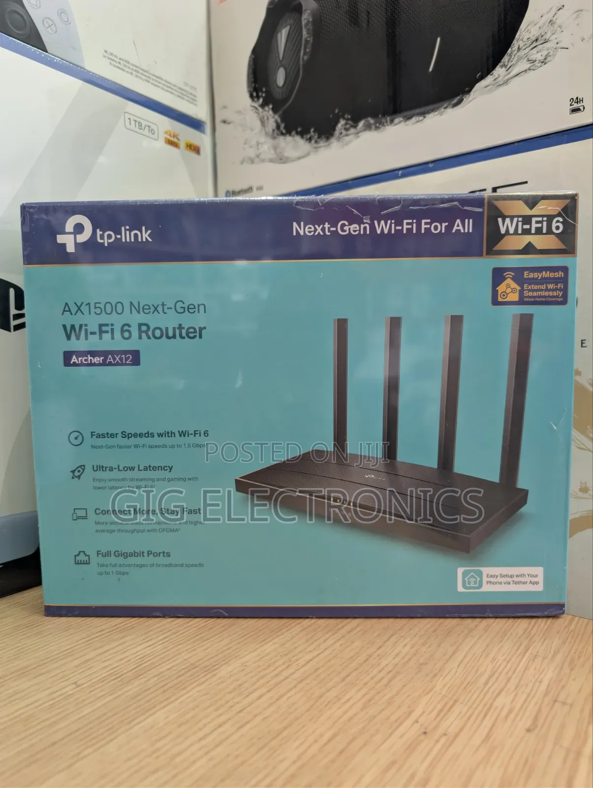 TP-Link Archer AX12 WiFi 6 Router AX1500 1xGb WAN
