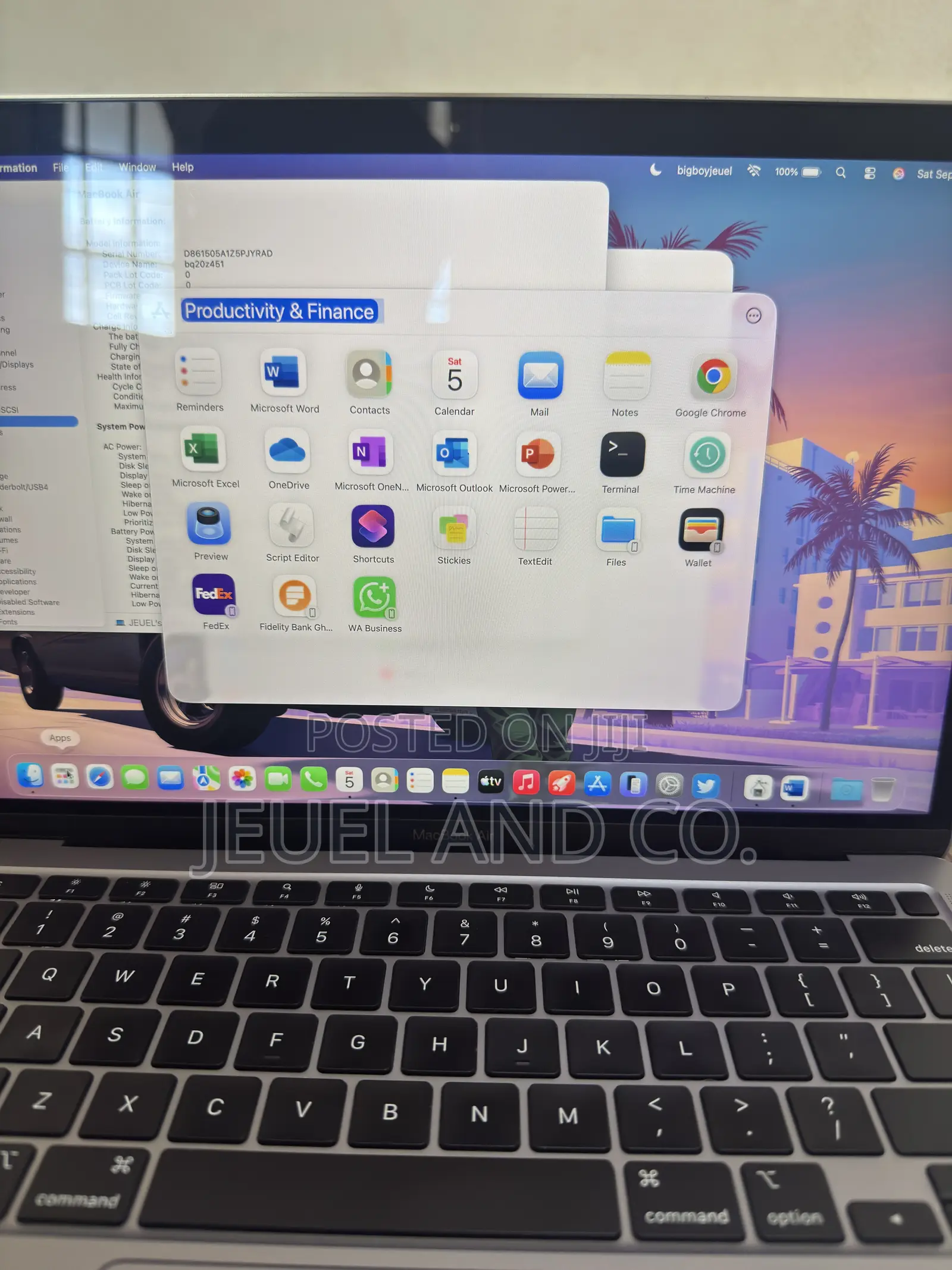 Laptop Apple MacBook Air 2020 M1 8GB Apple M1 SSD 128GB