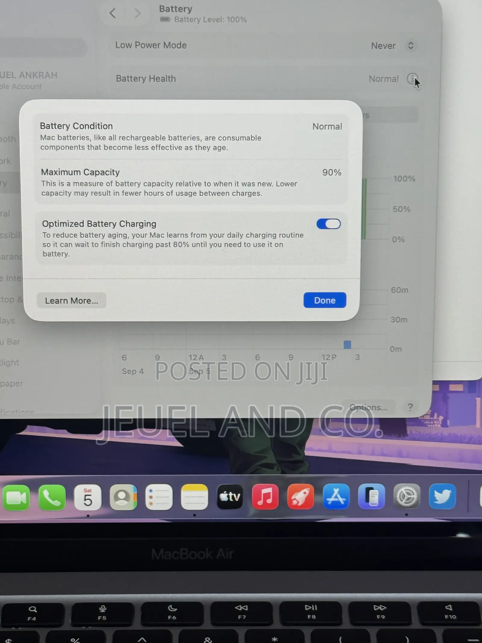 Laptop Apple MacBook Air 2020 M1 8GB Apple M1 SSD 128GB