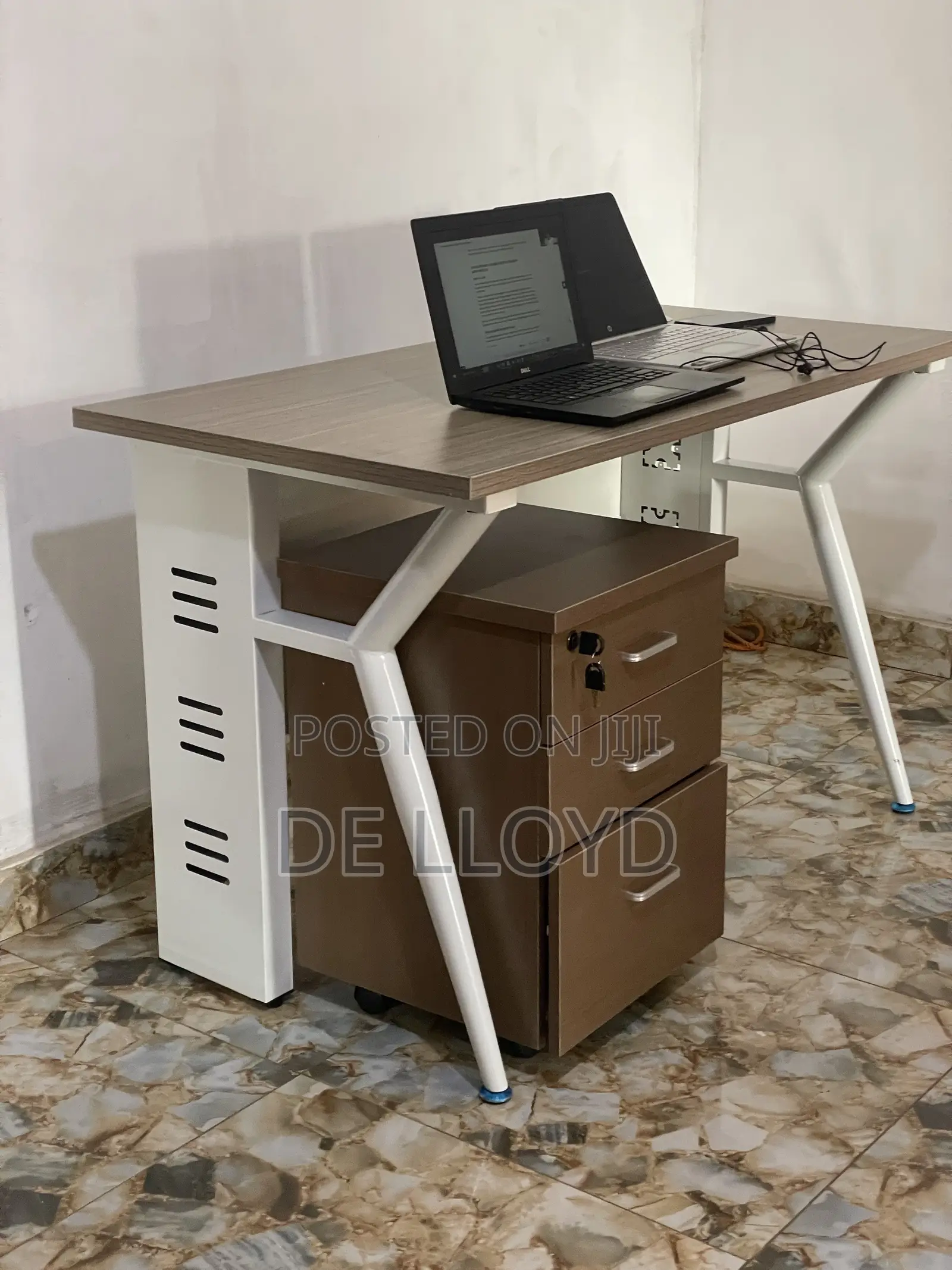 120 Cm by 60 Cm Table With Cabinets